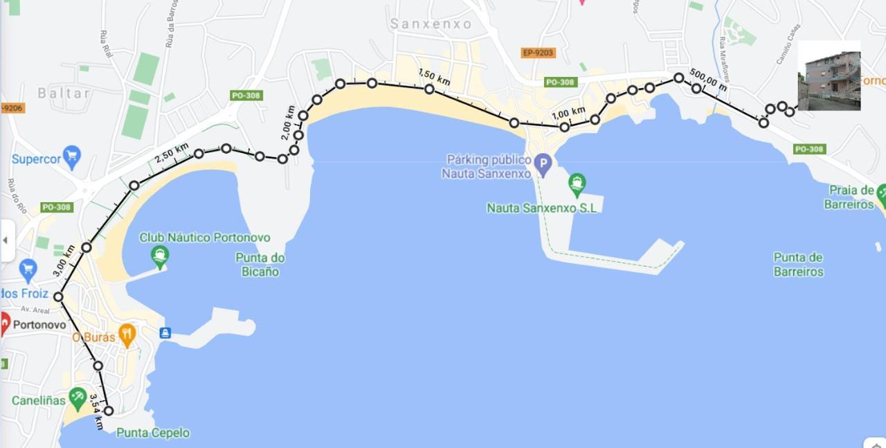 Piso Silgar 10 Pax Lägenhet Sanxenxo Exteriör bild